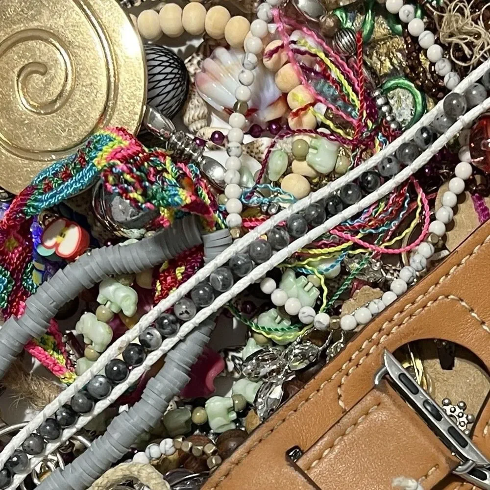 VTG - Now Repurpose Broken Jewelry Beads Harvest Craft Supply Parts 1#11.5oz